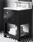 Espresso Undermount Single Sink Vanity - From Where -