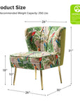 Euclid Felicia Velvet Barrel Chair - From Where -