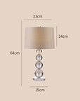 European Crystal Ball Bedside Lamp - From Where -