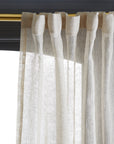 European Linen Sheer Curtain Set (Set of 2) - From Where Finds -