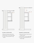 European Linen Sheer Curtain Set (Set of 2) - From Where Finds -