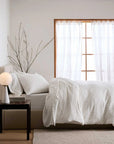 European Linen Stripe Duvet Cover - From Where Finds -