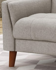 Evelyn Mid Century Fabric Arm Chair - From Where -