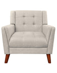 Evelyn Mid Century Fabric Arm Chair - From Where -