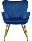 Renwick Blue Velvet Accent Chair