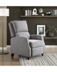 Fabric Push Back Recliner - From Where -