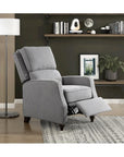 Fabric Push Back Recliner - From Where -