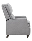 Fabric Push Back Recliner - From Where -