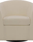 Fabric Swivel Club Chair - From Where -