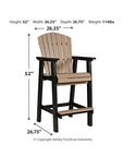 Fairen Trail 30" Outdoor Barstool (Set of 2) - From Where -