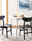 Farmhouse Black Dining Chairs (Set of 2) - From Where -