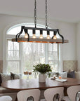 Farmhouse Dining Room Chandelier - From Where -