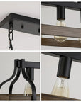 Farmhouse Dining Room Chandelier - From Where -
