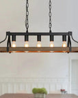 Farmhouse Dining Room Chandelier - From Where -