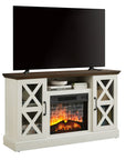 Farmhouse Fireplace TV Stand - From Where -