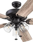 Farmhouse LED Ceiling Fan with Light - From Where -