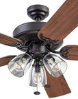 Farmhouse LED Ceiling Fan with Light - From Where -