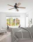 Farmhouse LED Ceiling Fan with Light - From Where -