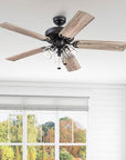 Farmhouse LED Ceiling Fan with Light - From Where -