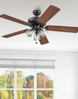 Farmhouse LED Ceiling Fan with Light - From Where -