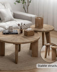 Farmhouse Living Room Coffee Table Set of 2 - From Where -