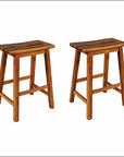 Farmhouse Rustic Dining Stools - From Where -