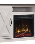 Farmhouse TV Stand with Electric Fireplace - From Where -