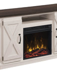 Farmhouse TV Stand with Electric Fireplace - From Where -