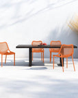 Farrah Outdoor Stacking Dining Chair (Set of 2) - From Where -