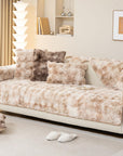 Faux Fur Sofa Couch Cover - From Where -