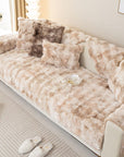 Faux Fur Sofa Couch Cover - From Where -