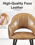 Faux Leather Dining Chairs (Set of 2) - From Where -