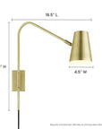 Faye Armed Sconce - From Where -