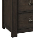 Five Drawer Dark Oak Chest - From Where -