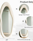 Flannel Wrapped Full Body Mirror - From Where -