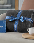 Fleece Blankets King Size Dark Grey - From Where -