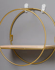 Floating Decorative Gold Shelf - From Where -