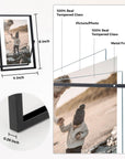 Floating Picture Easel Frame - From Where -