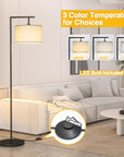 Floor Lamp for Living Room with 3 Color Temperatures - From Where -
