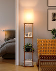 Floor Lamp with Shelves - From Where -