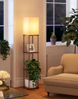 Floor Lamp with Shelves - From Where -