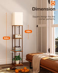 Floor Lamp with Shelves - From Where -