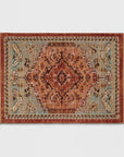 Floral Woven Accent Rug - From Where -