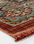 Floral Woven Accent Rug - From Where -
