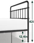 Florence Metal Platform Bed Frame - From Where Finds -