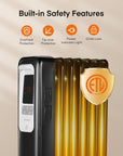 FOHERE Oil Filled Radiator Heater - From Where -
