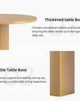 Fohoren Fluted Oval Dining Table - From Where -