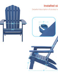 Foldable Adirondack Chair (Set of 4) - From Where -