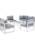 Fortuna 8 Piece Outdoor Patio Sofa Set - From Where Finds -
