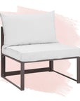 Fortuna Aluminum Patio Armless Chair - From Where -